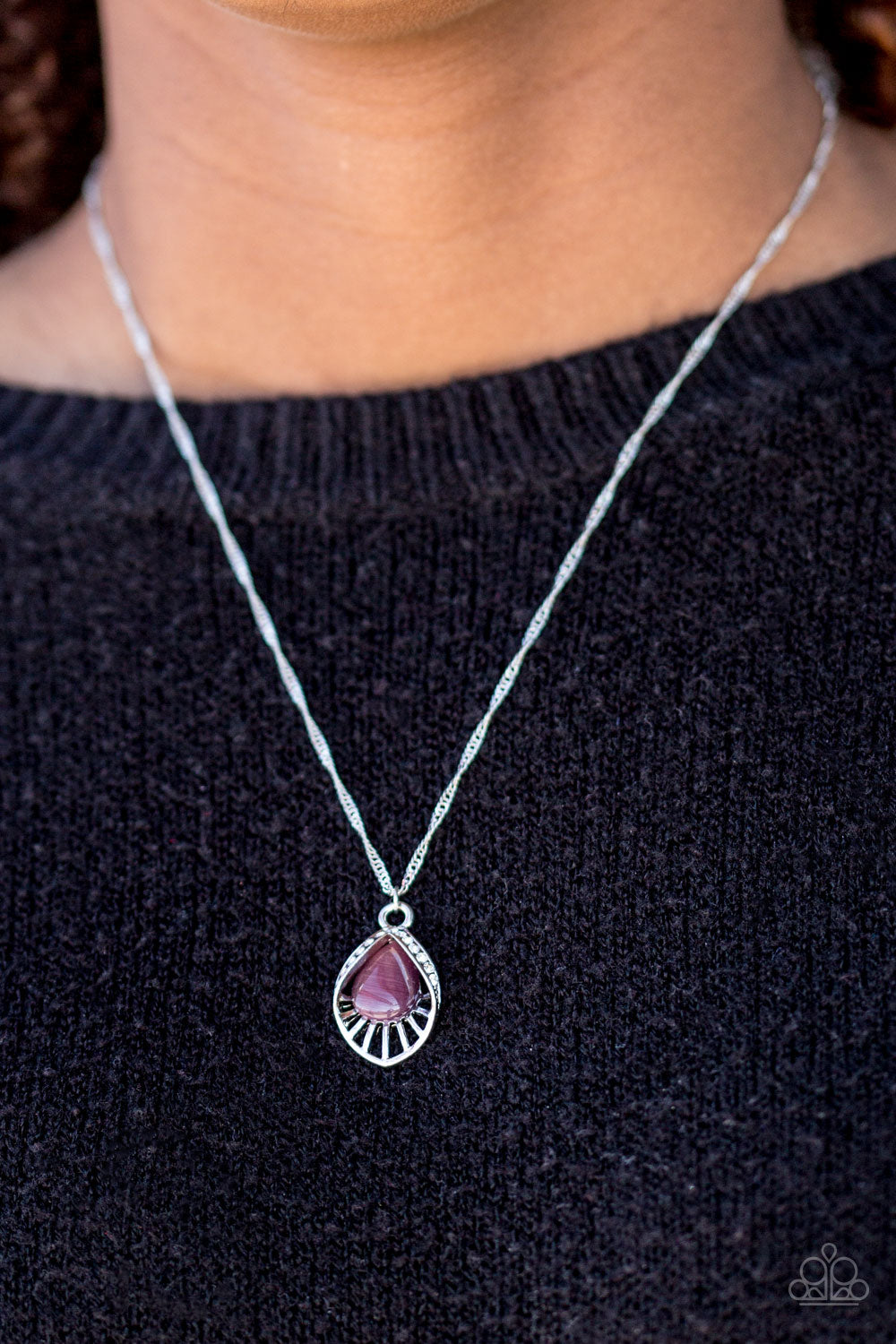 Paparazzi ♥ Cherished Treasure - Purple ♥  Necklace