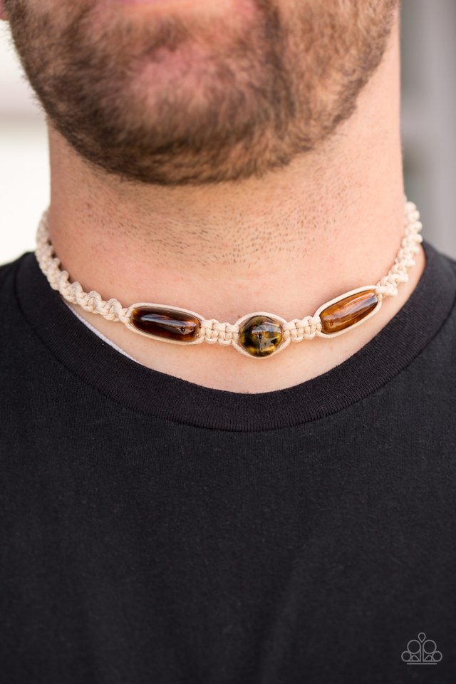 Paparazzi ♥ Jungle Tales - White ♥ Necklace