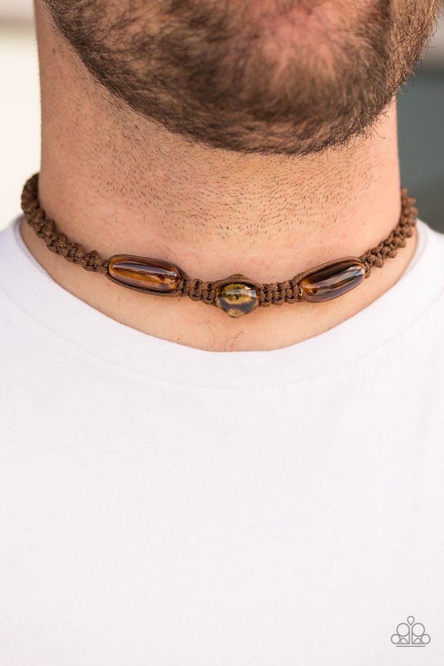 Paparazzi ♥ Jungle Tales - Brown ♥ Necklace