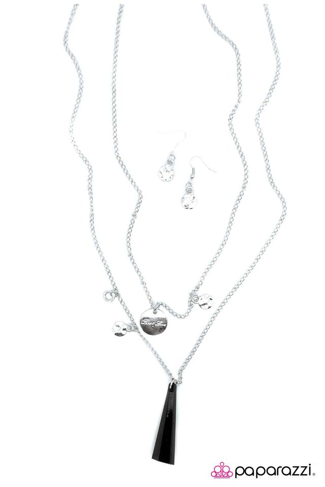 Paparazzi ♥ Love at First Sight - Black ♥ Necklace