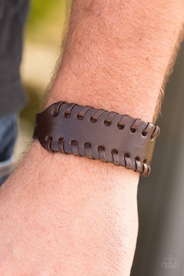 Paparazzi ♥ Rugged Roadways - Brown ♥ Bracelet