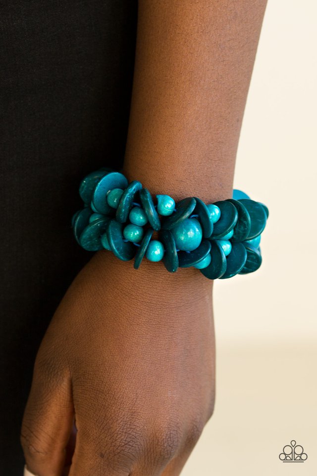 Paparazzi ♥ Tropical Temptress - Blue ♥ Bracelet
