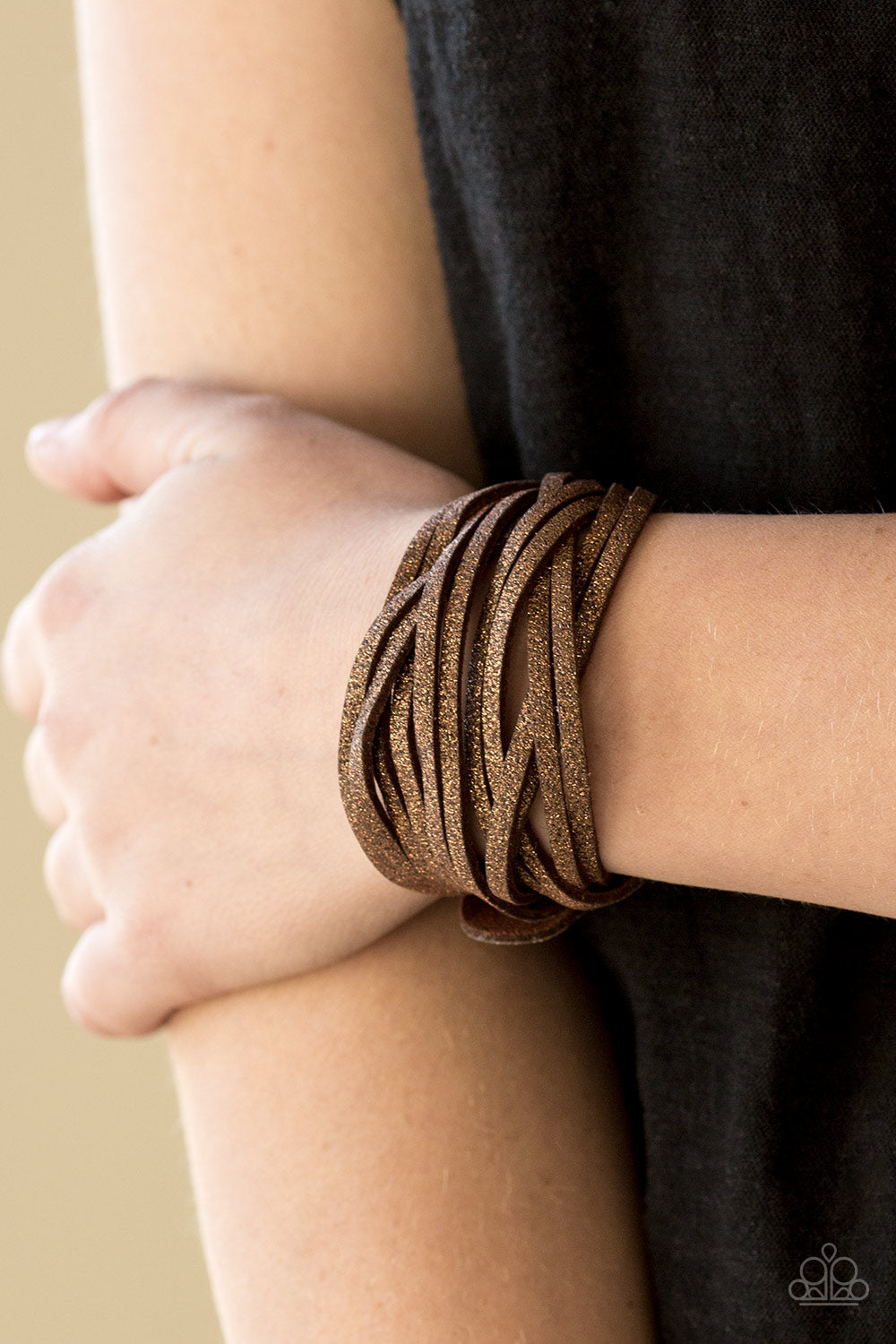 Paparazzi ♥ Shameless Shimmer - Copper ♥  Bracelet