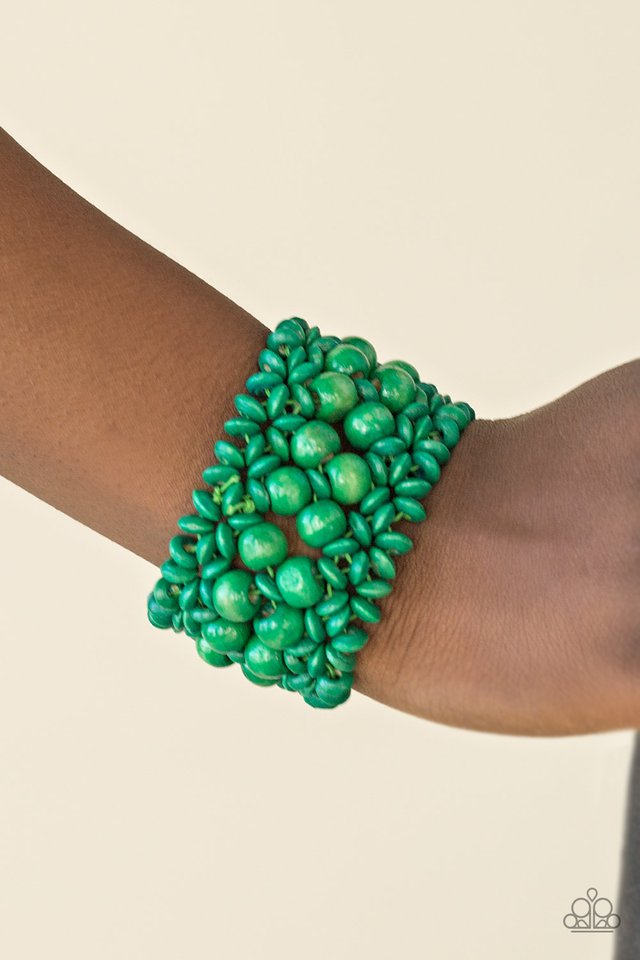 Paparazzi ♥ Tropical Bliss - Green ♥ Bracelet