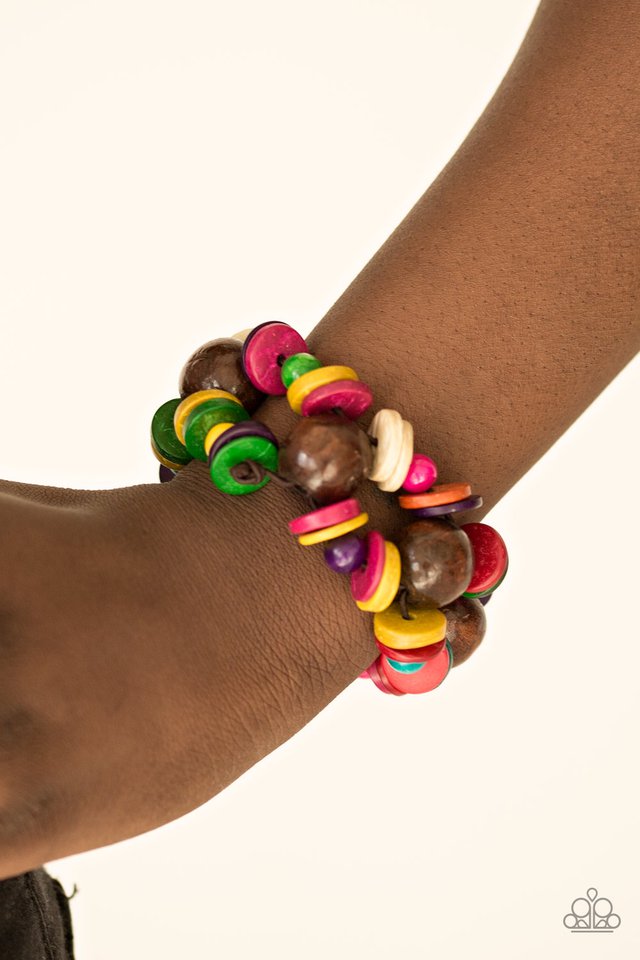 Paparazzi ♥ Fiji Fabulous - Multi ♥ Bracelet