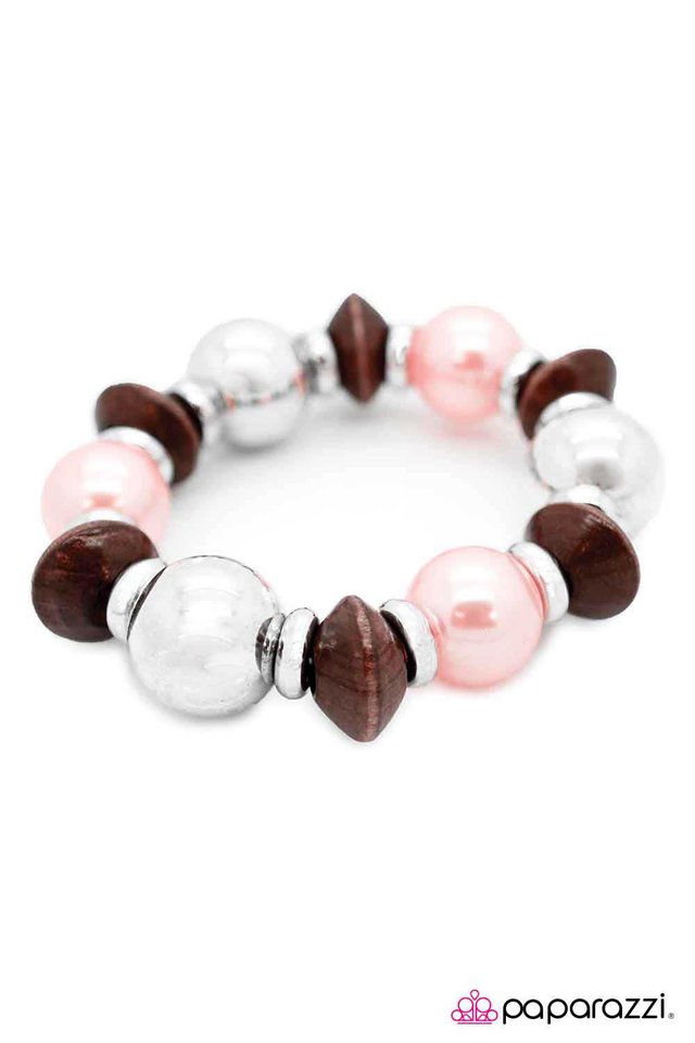 Paparazzi ♥ Thats a Stretch - Pink ♥ Bracelet