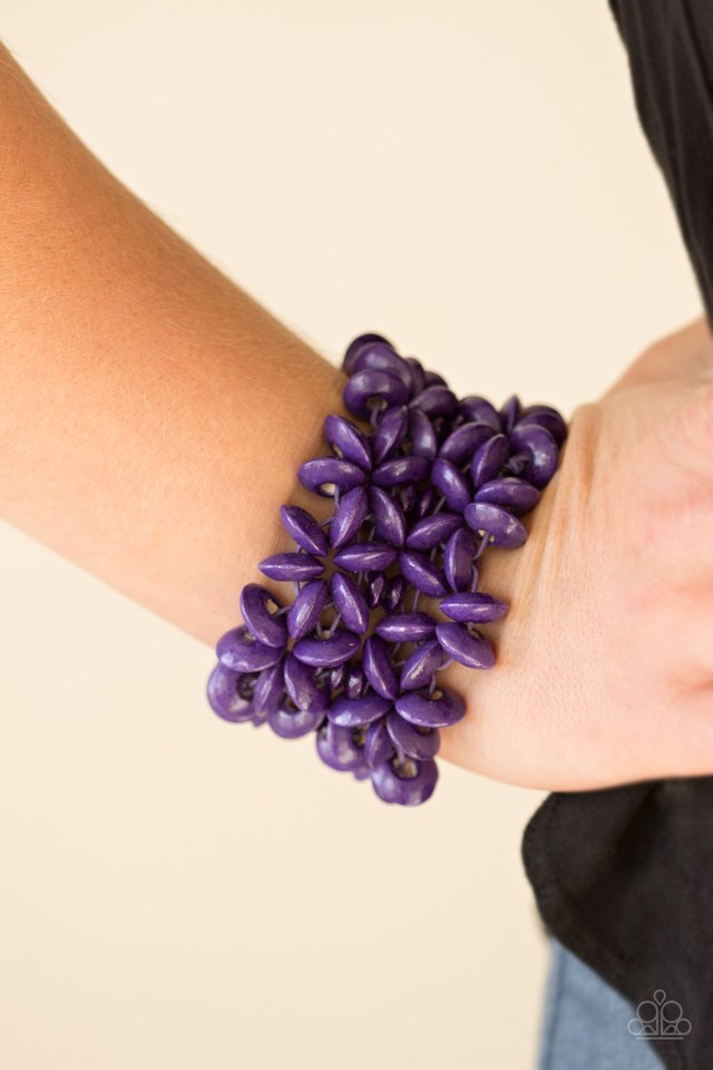 Paparazzi ♥ Hawaii Haven - Purple ♥ Bracelet