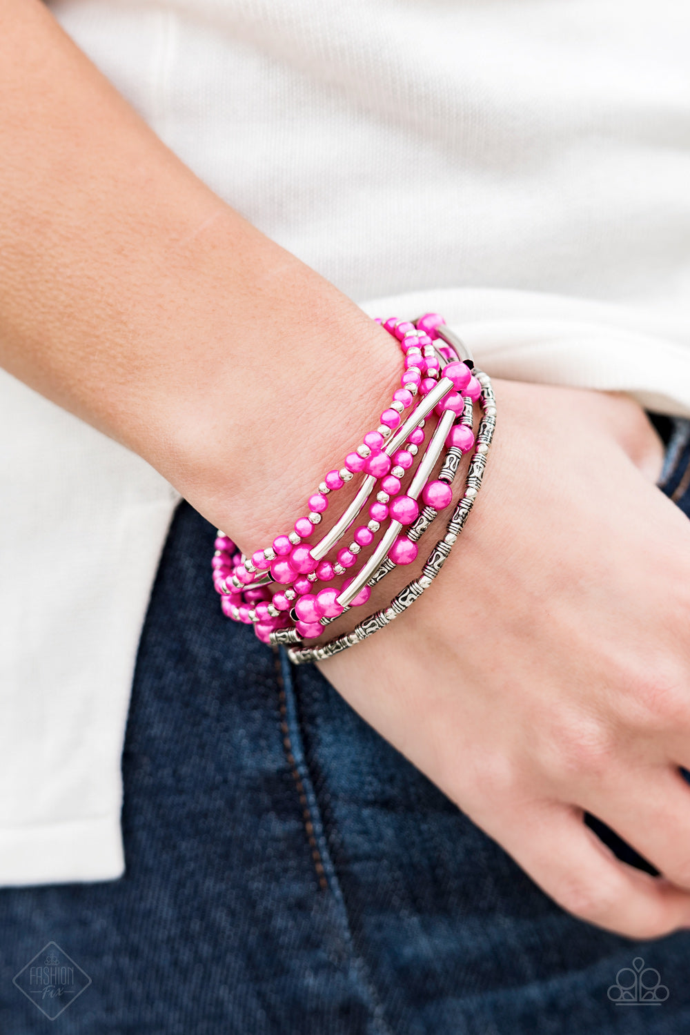 Paparazzi ♥ Capture the Rapture - Pink ♥  Bracelet