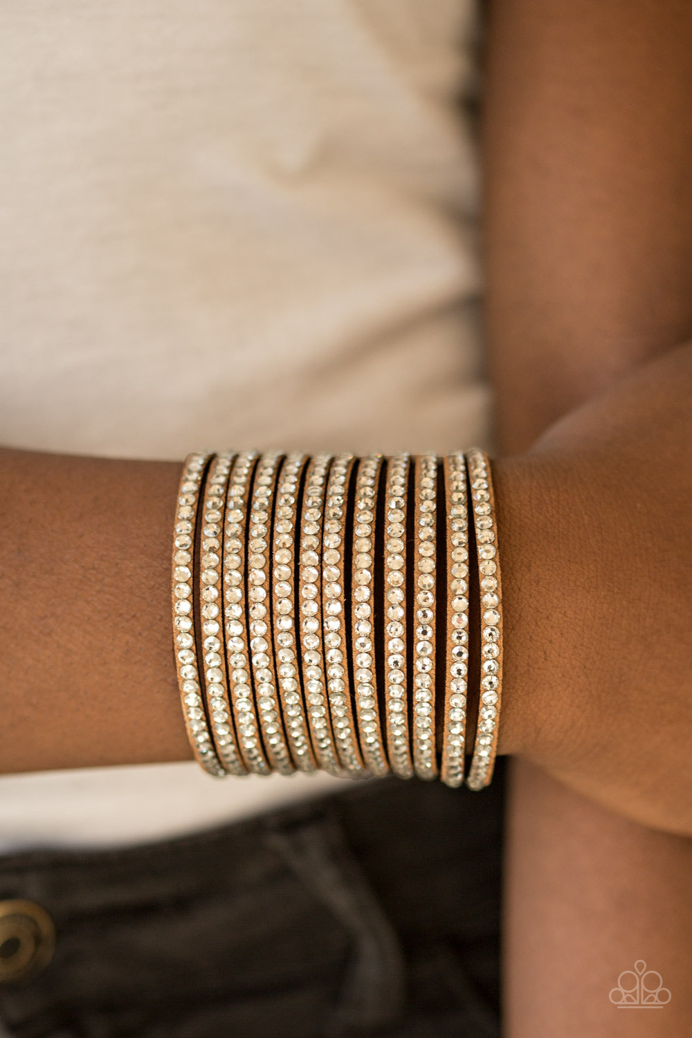 Paparazzi ♥ The Boss Is Back - Brown ♥  Bracelet