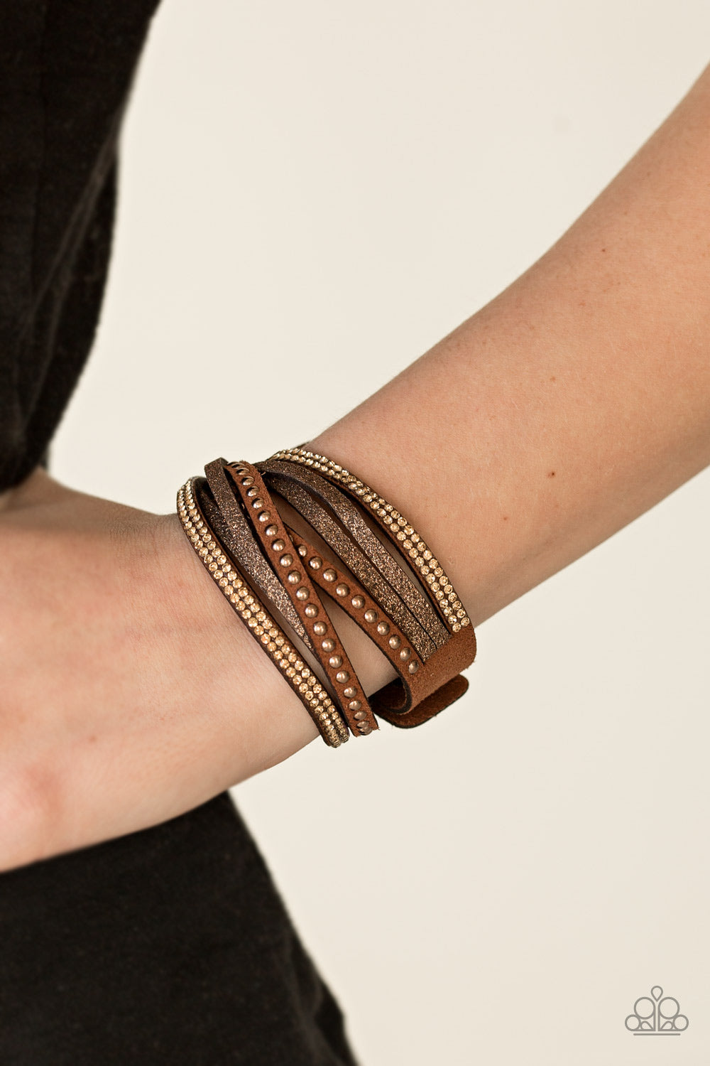 Paparazzi ♥ Once Upon A SHOWTIME - Copper ♥  Bracelet