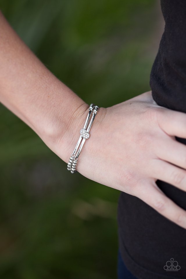 Paparazzi ♥ When Money Talks, I Listen - Silver ♥ Bracelet