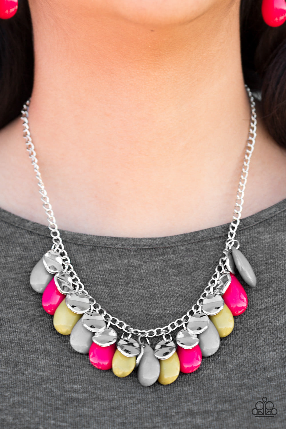Paparazzi ♥ Tropical Storm - Multi ♥  Necklace