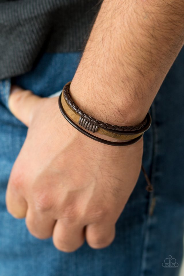 Paparazzi ♥ Peak Performance - Brown ♥ Bracelet