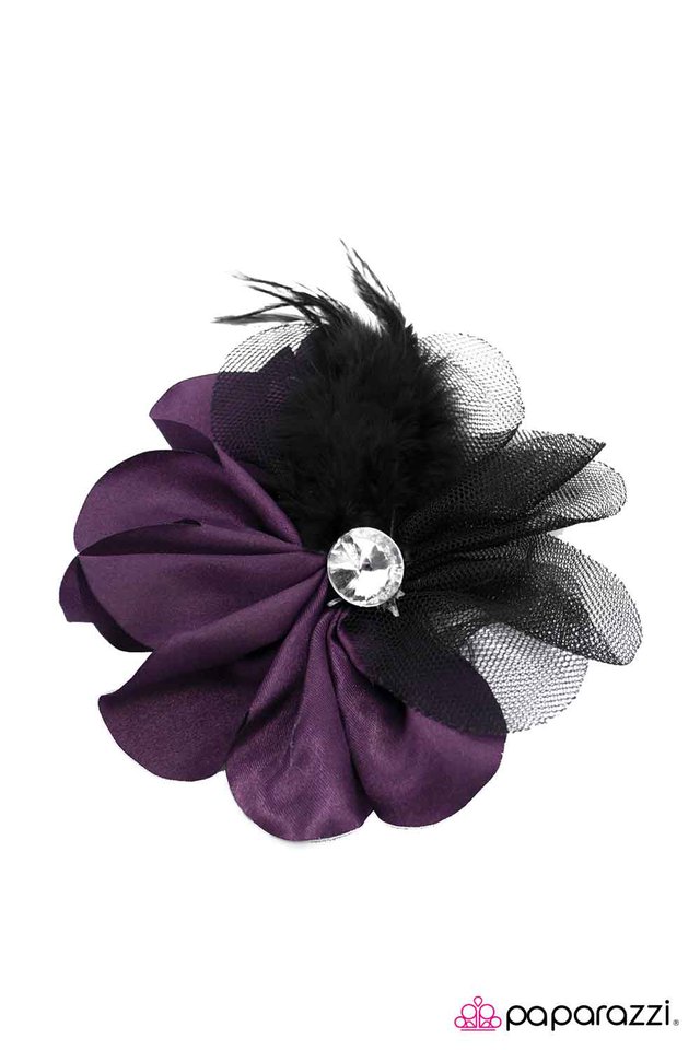 Paparazzi ♥ Everyone Loves A Masquerade - Purple ♥ Hair Clip