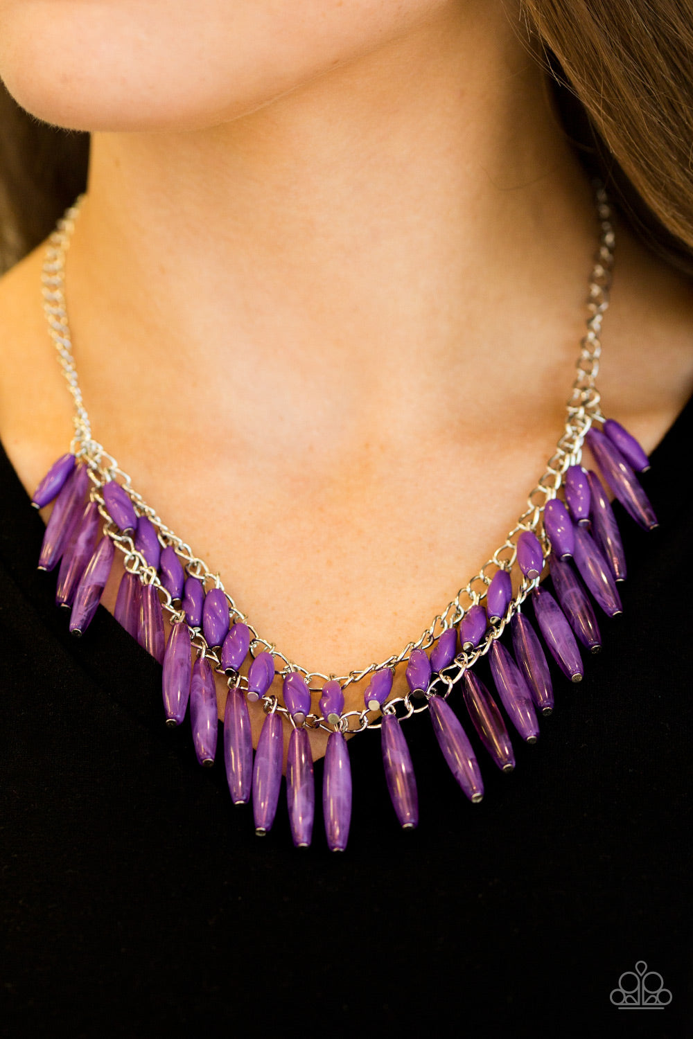 Paparazzi ♥ Speak Of The DIVA - Purple ♥  Necklace