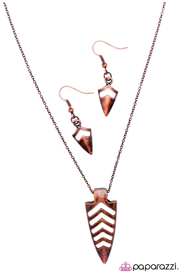 Paparazzi ♥ A Matter of Artifact - Copper ♥ Necklace