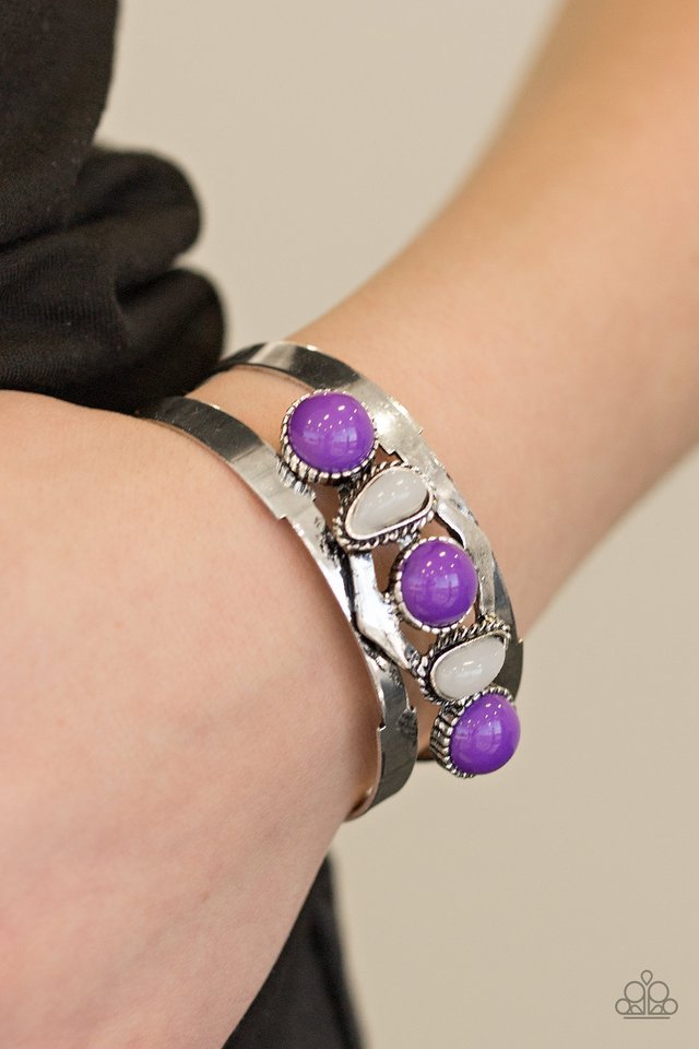 Paparazzi ♥ Keep On TRIBE-ing - Purple ♥ Bracelet