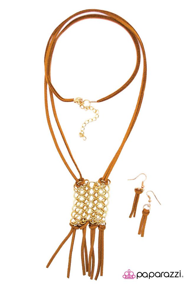 Paparazzi ♥ Infinite Fringe - Brown ♥ Necklace