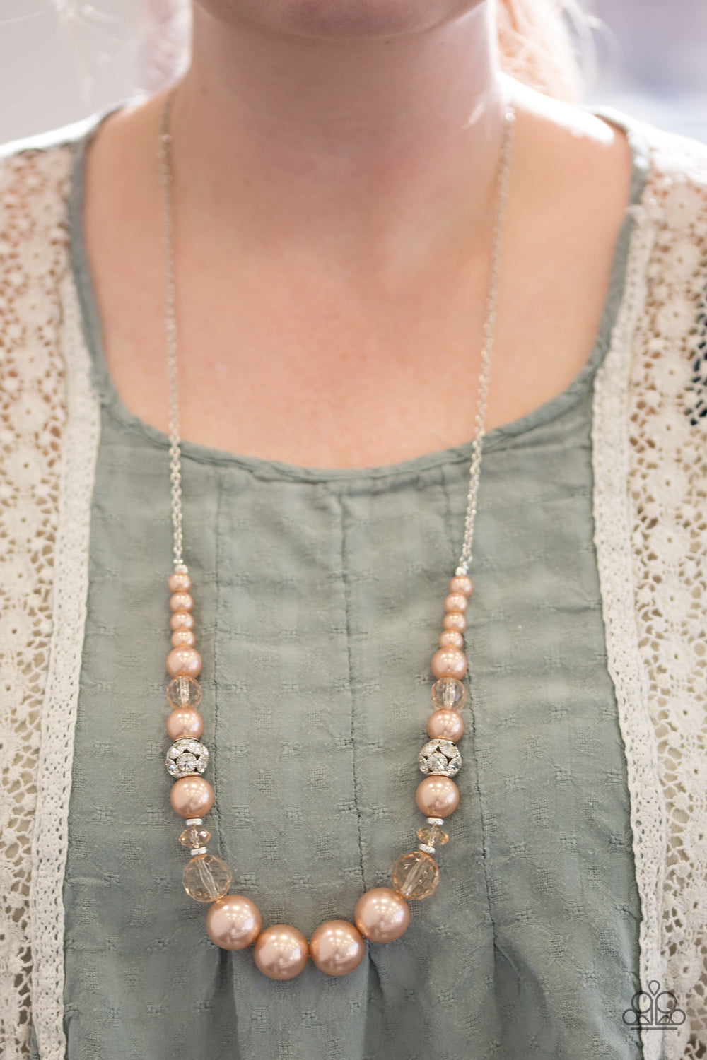 Paparazzi ♥ The Wedding Party - Brown ♥  Necklace