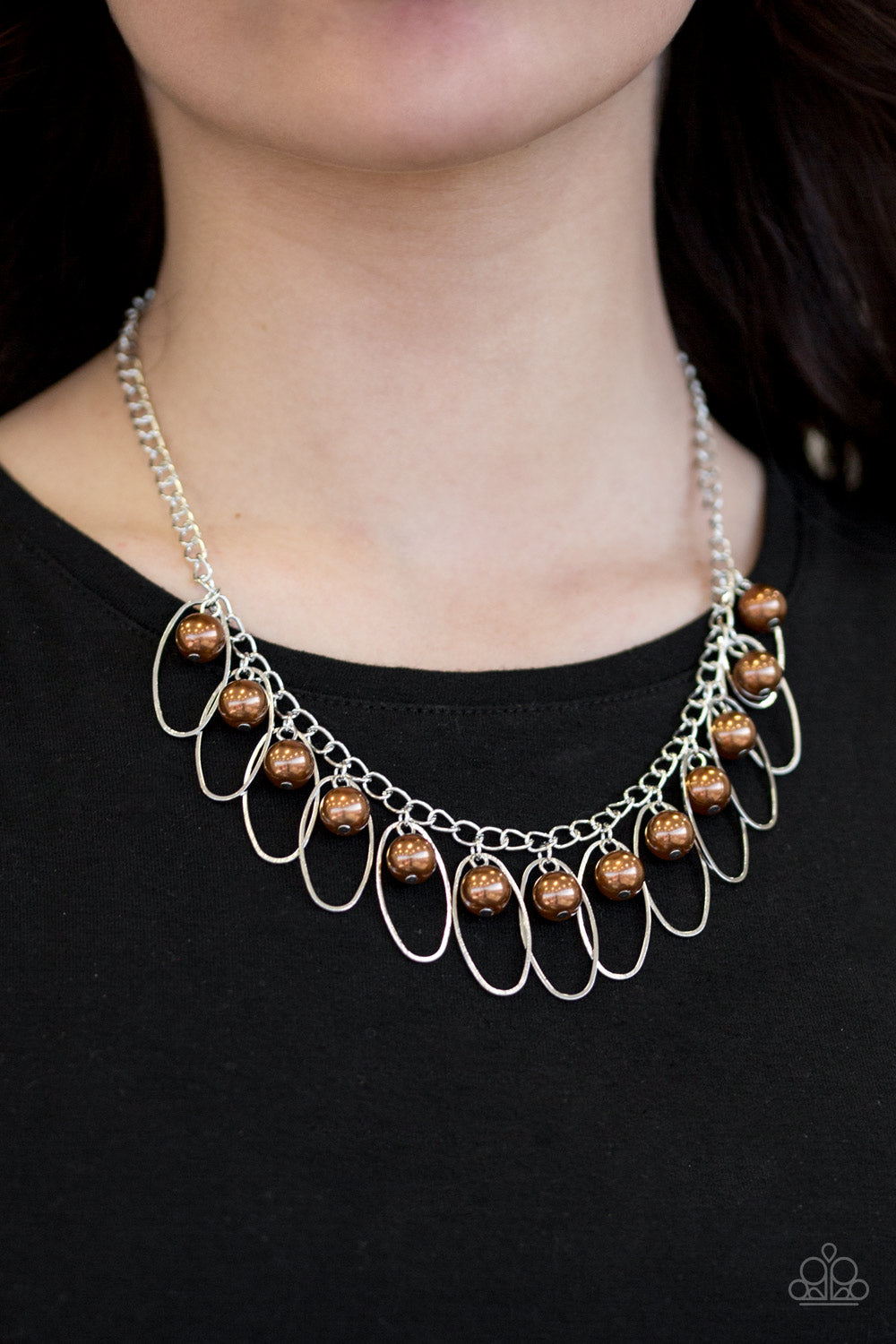 Paparazzi ♥ Party Princess - Brown ♥  Necklace