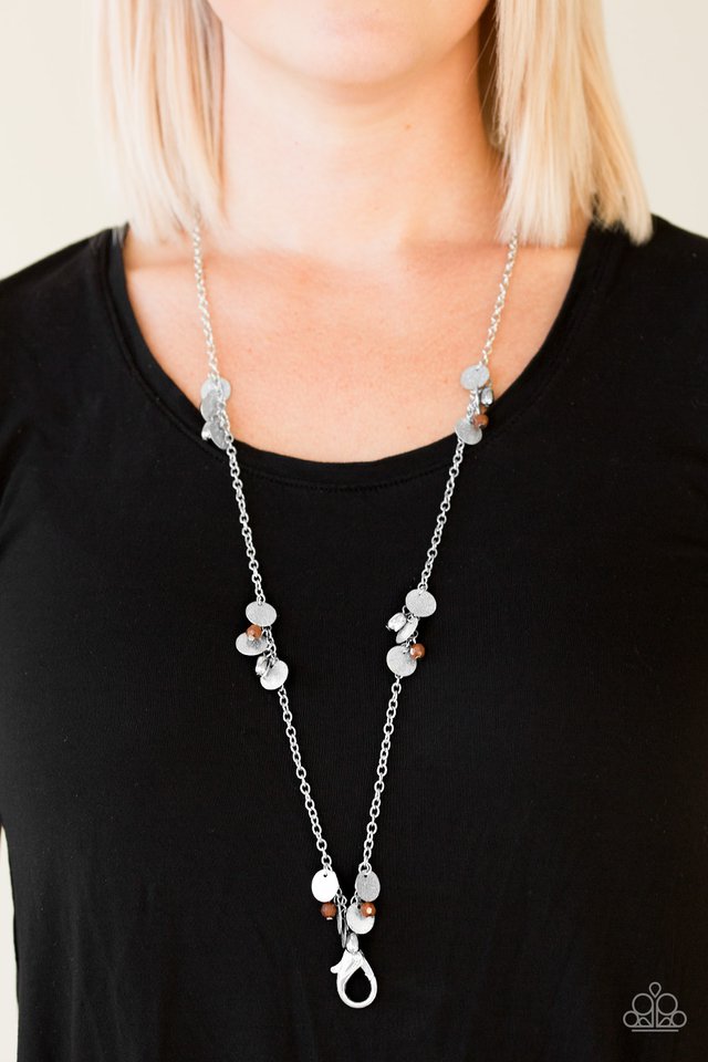 Paparazzi ♥ Musical Expression - Brown Lanyard ♥ Lanyard