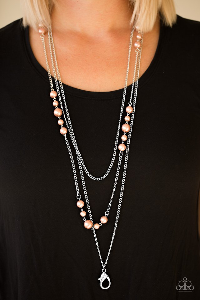 Paparazzi ♥ Diva Dilemma - Brown Lanyard ♥ Lanyard