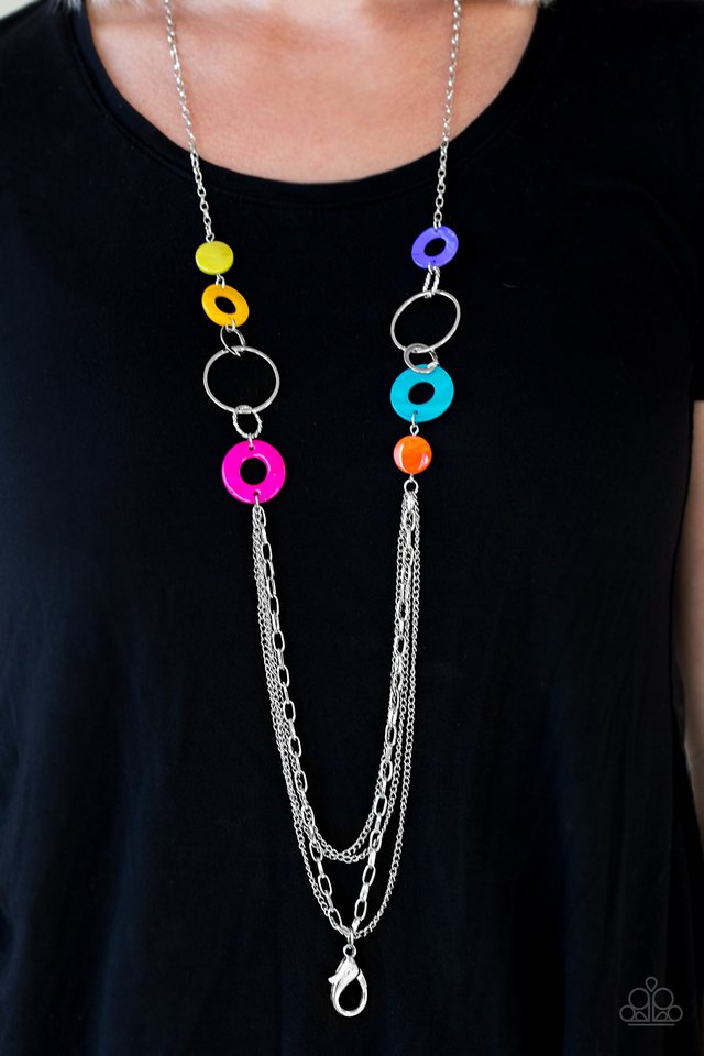Paparazzi ♥ Tropical Sunsets - Multi Lanyard ♥ Lanyard