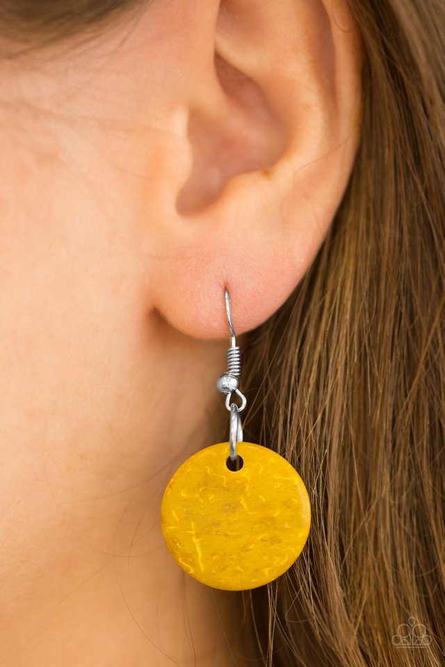 Paparazzi ♥ Bermuda Belle - Yellow ♥ Necklace