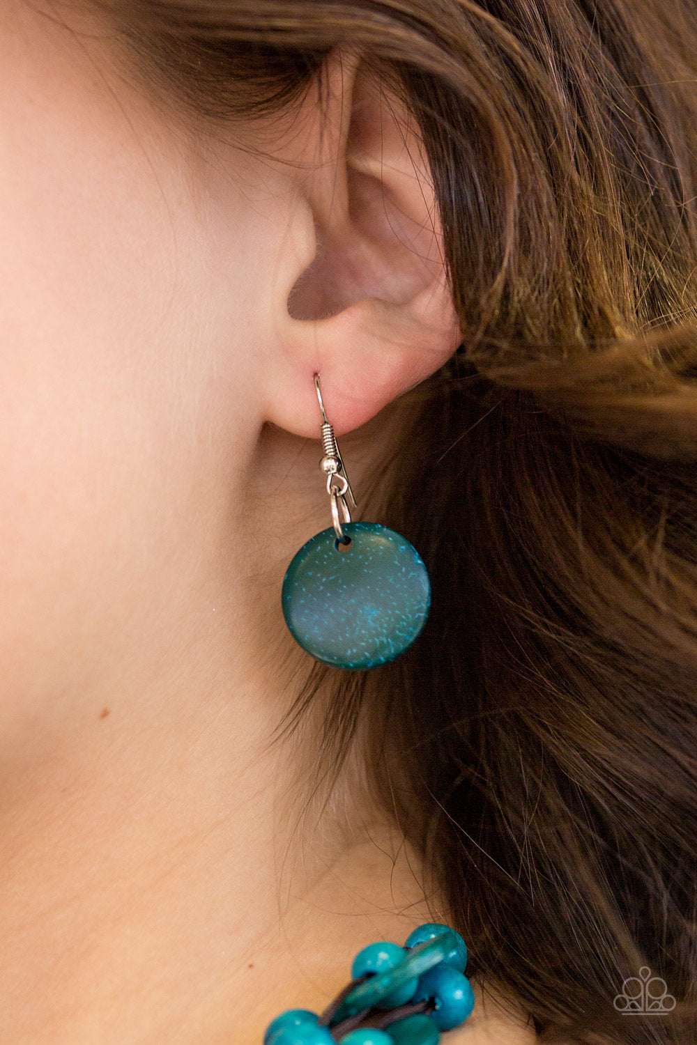 Paparazzi ♥ Bermuda Belle - Blue ♥  Necklace