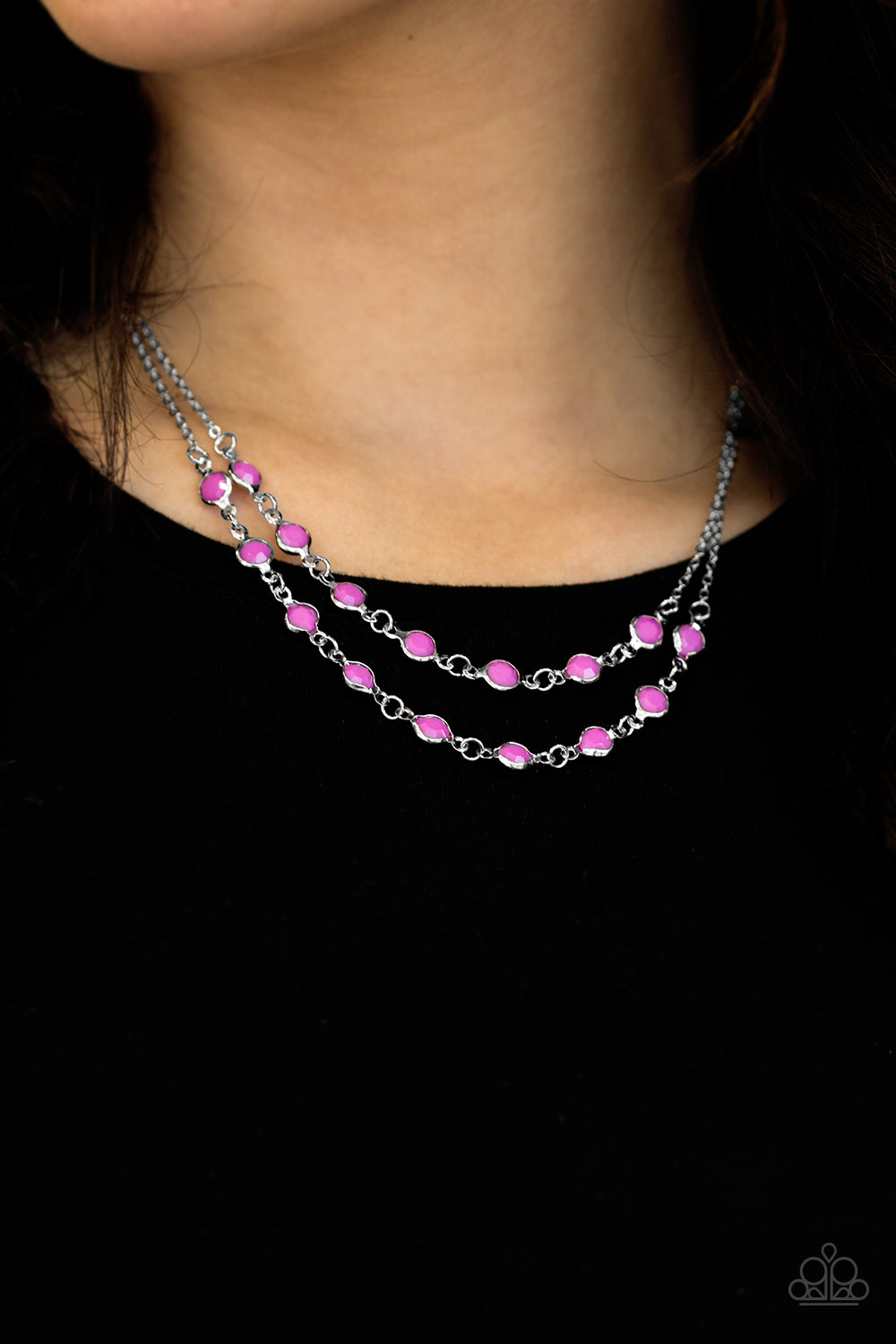 Paparazzi ♥ Summer Girl - Purple ♥  Necklace