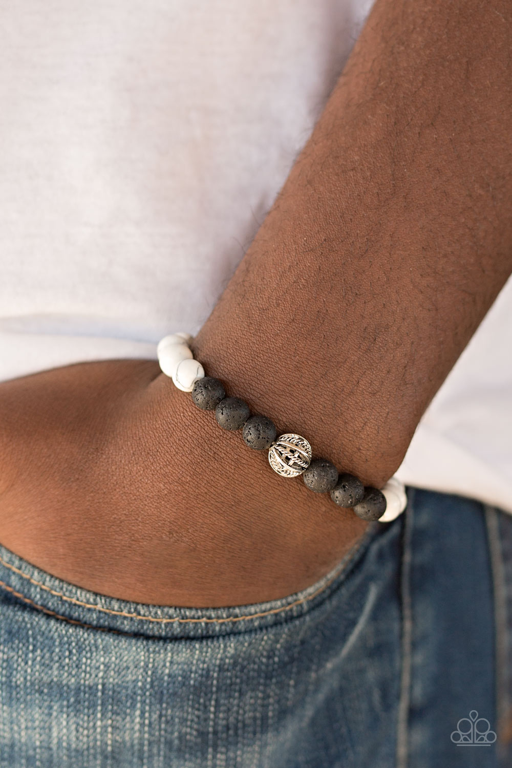 Paparazzi ♥ Energized - White ♥  Bracelet