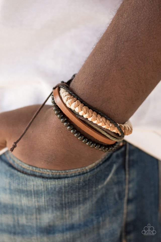 Paparazzi ♥ The Pioneer - Brown ♥ Bracelet