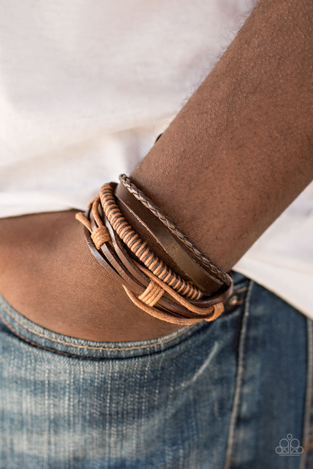 Paparazzi ♥ Trailbreaker - Brown ♥  Bracelet