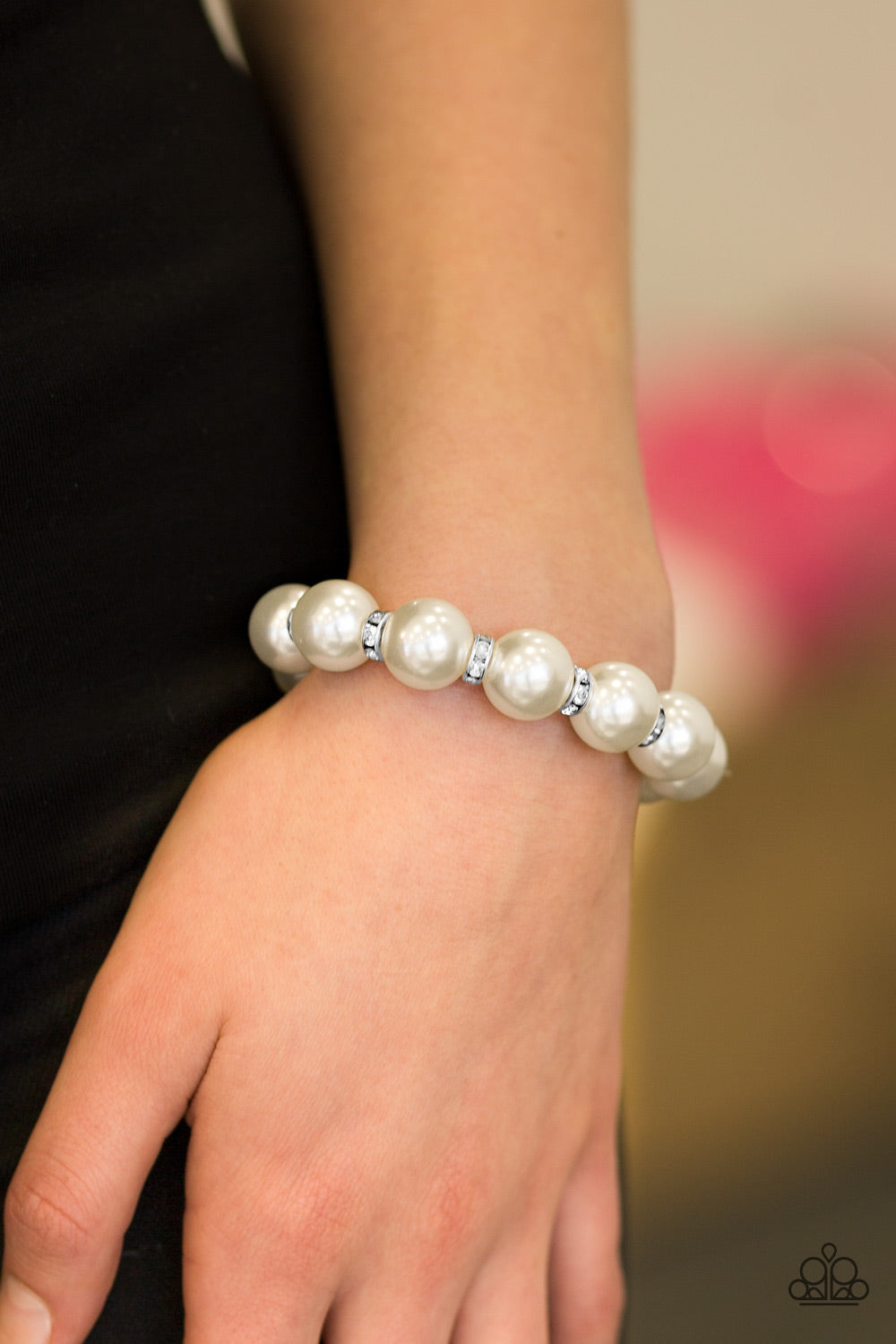 Paparazzi ♥ Here Comes The BRIDESMAID - White ♥  Bracelet