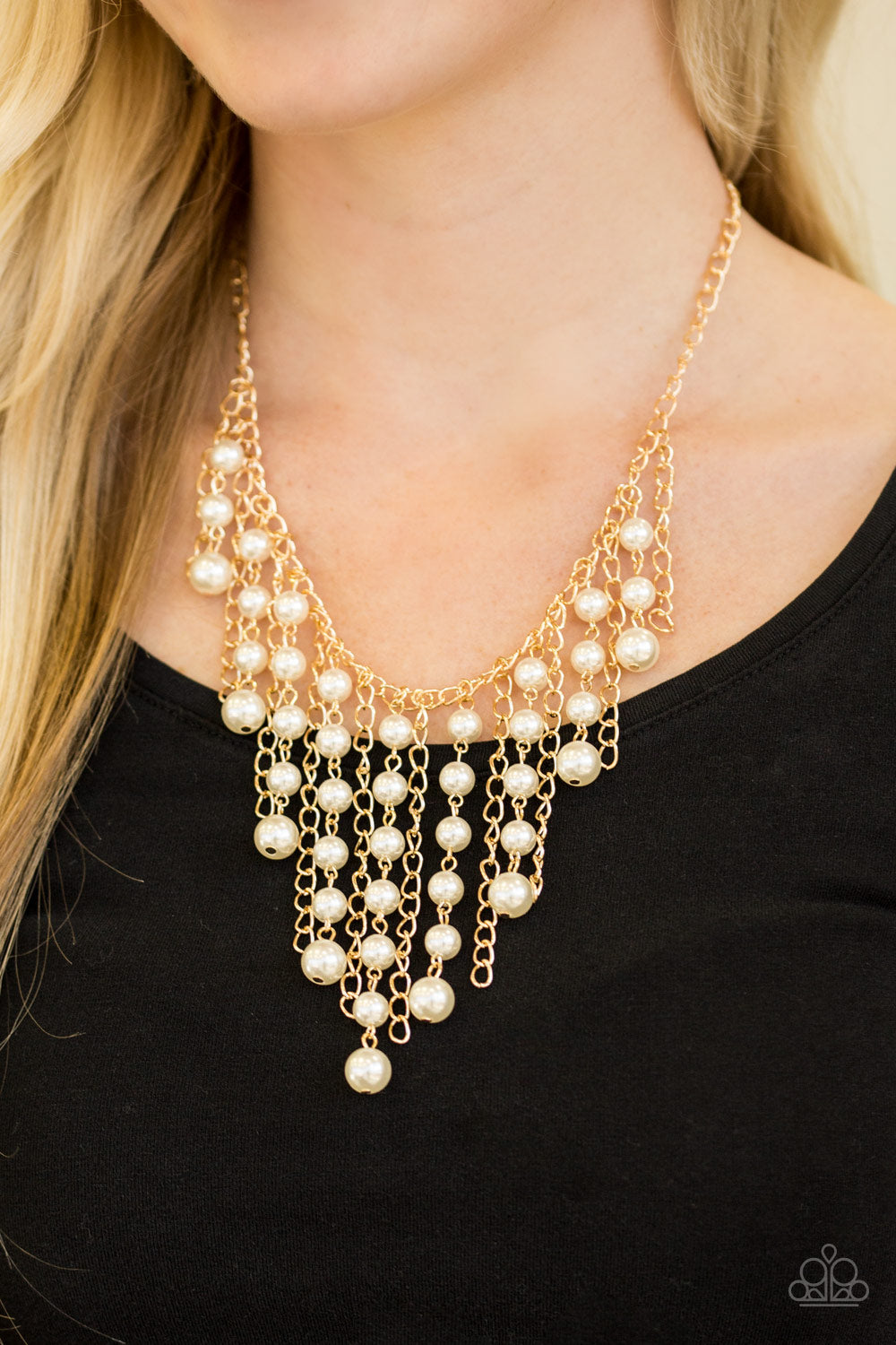 Paparazzi ♥ STUN Control - Gold ♥  Necklace