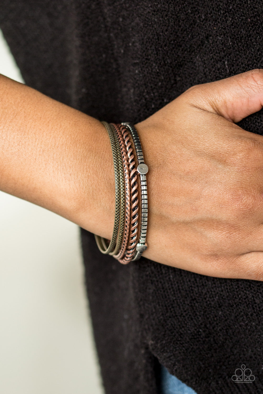 Paparazzi ♥ When The Going Gets Rough - Multi ♥  Bracelet