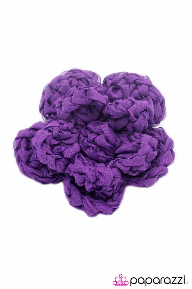 Paparazzi ♥ Braided Bouquet - Purple ♥ Hair Clip
