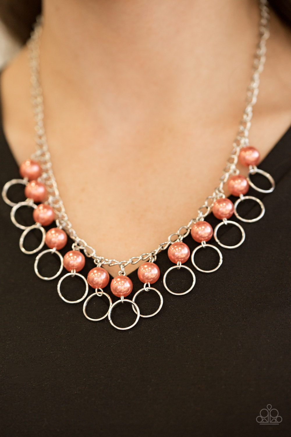 Paparazzi ♥ Run The Show - Orange ♥  Necklace