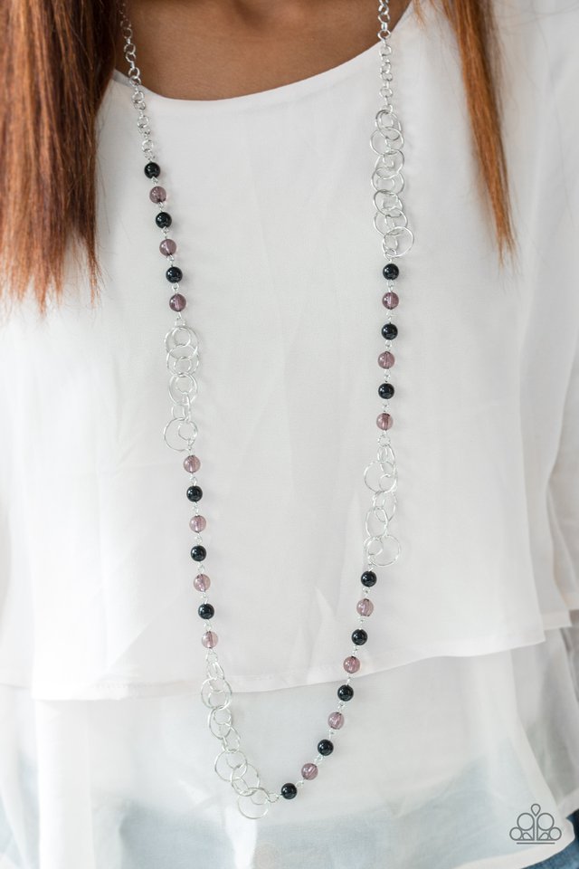 Paparazzi ♥ Dreamy Discovery - Black ♥ Necklace