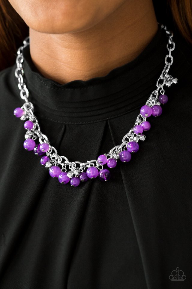 Paparazzi ♥ Palm Beach Boutique - Purple ♥ Necklace