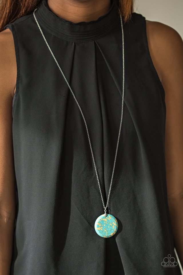 Paparazzi ♥ Back To Earth - Blue ♥ Necklace