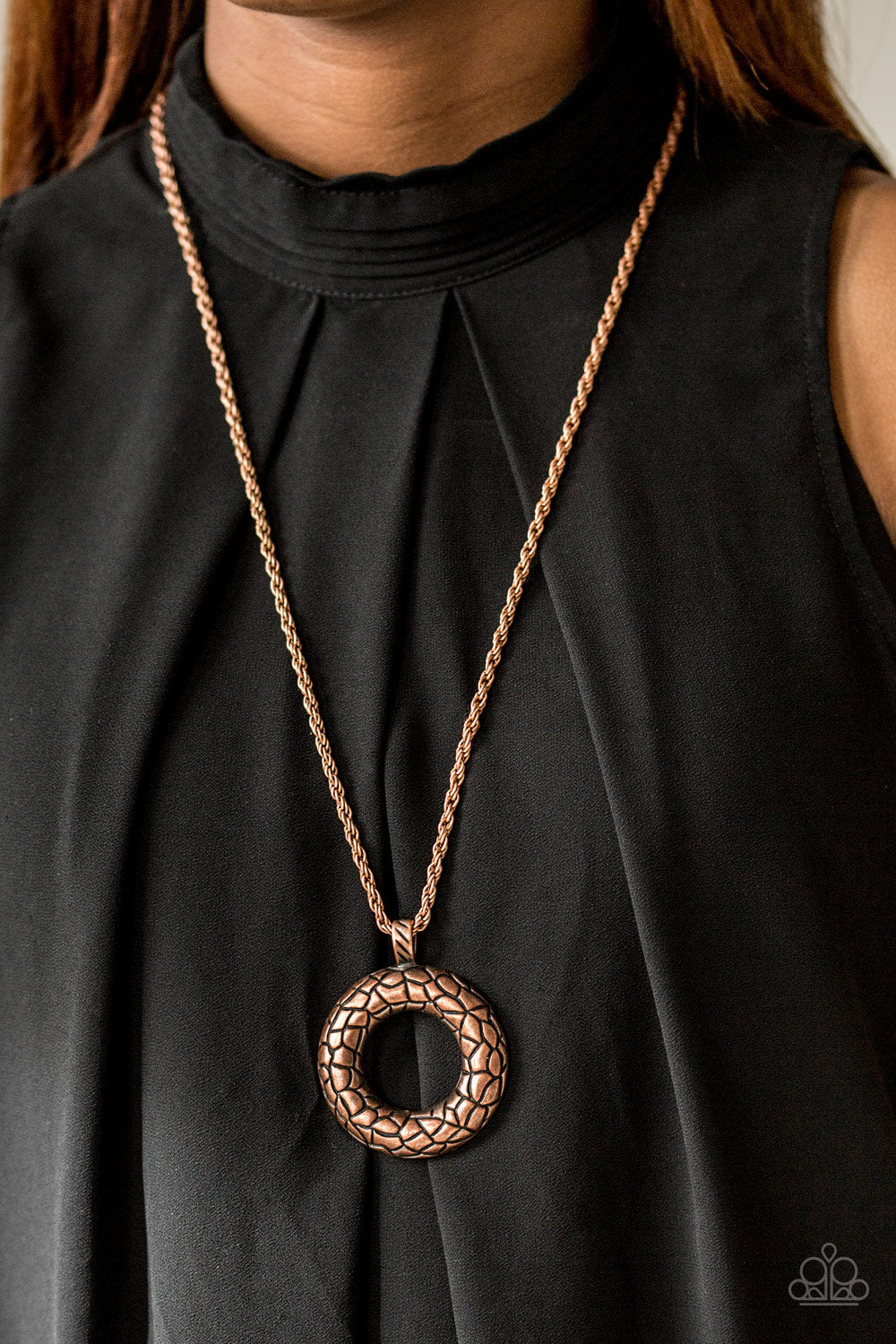 Paparazzi ♥ Pretty As A Prowess - Copper ♥  Necklace