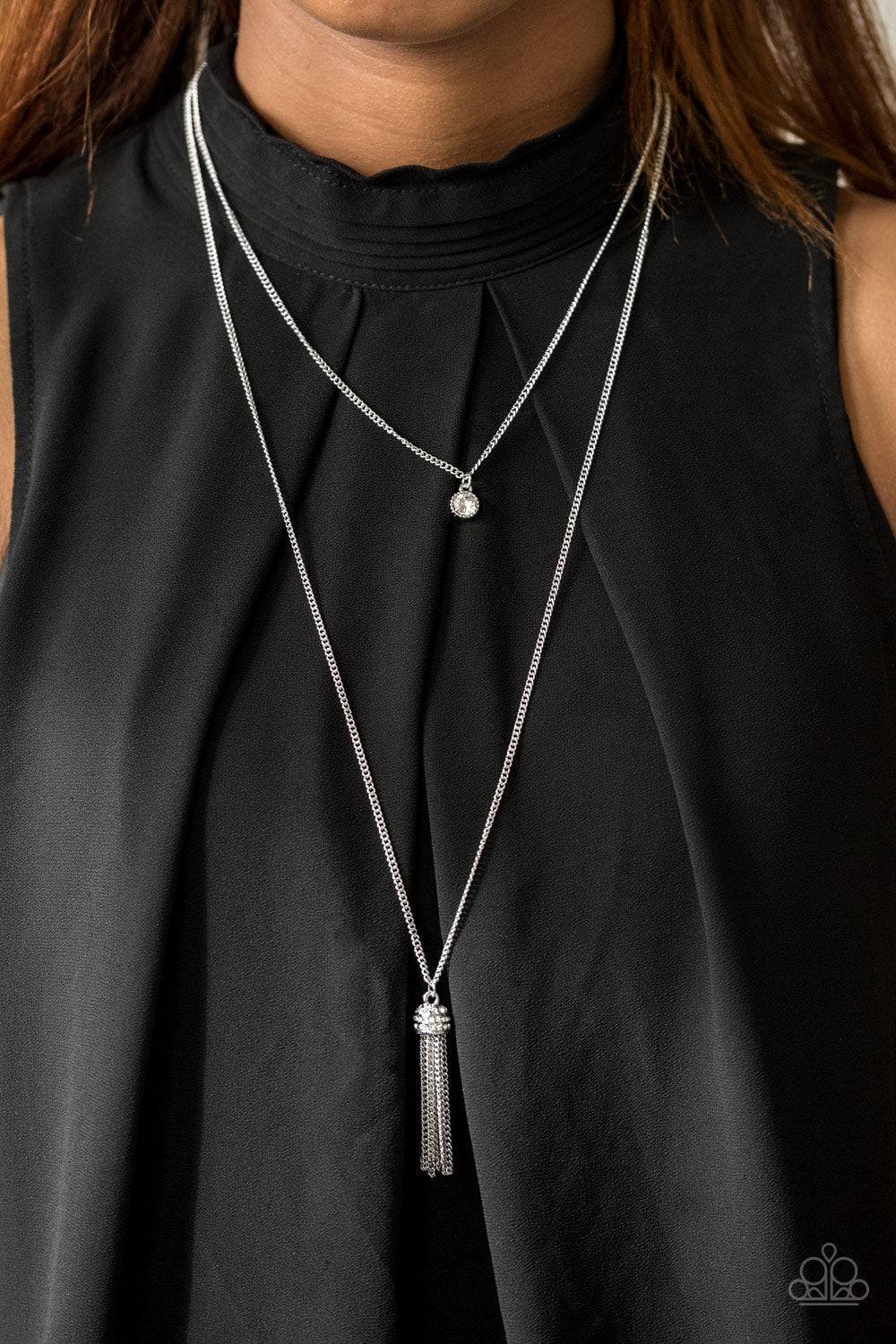 Paparazzi ♥ Minimal Millennial - White ♥  Necklace