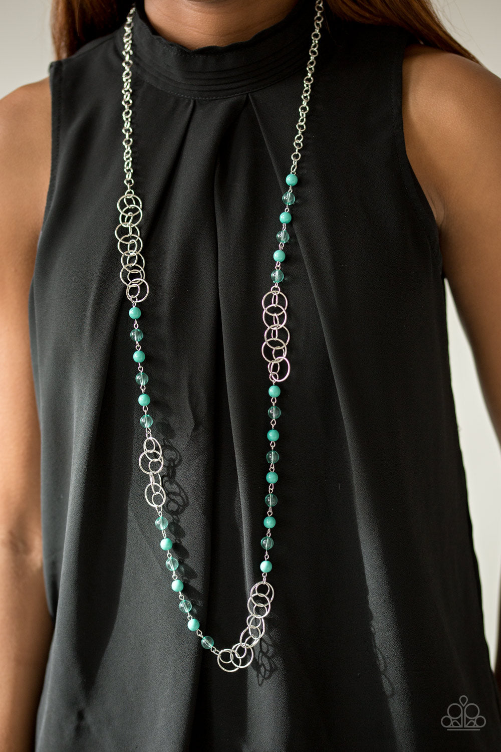 Paparazzi ♥ Dreamy Discovery - Green ♥  Necklace