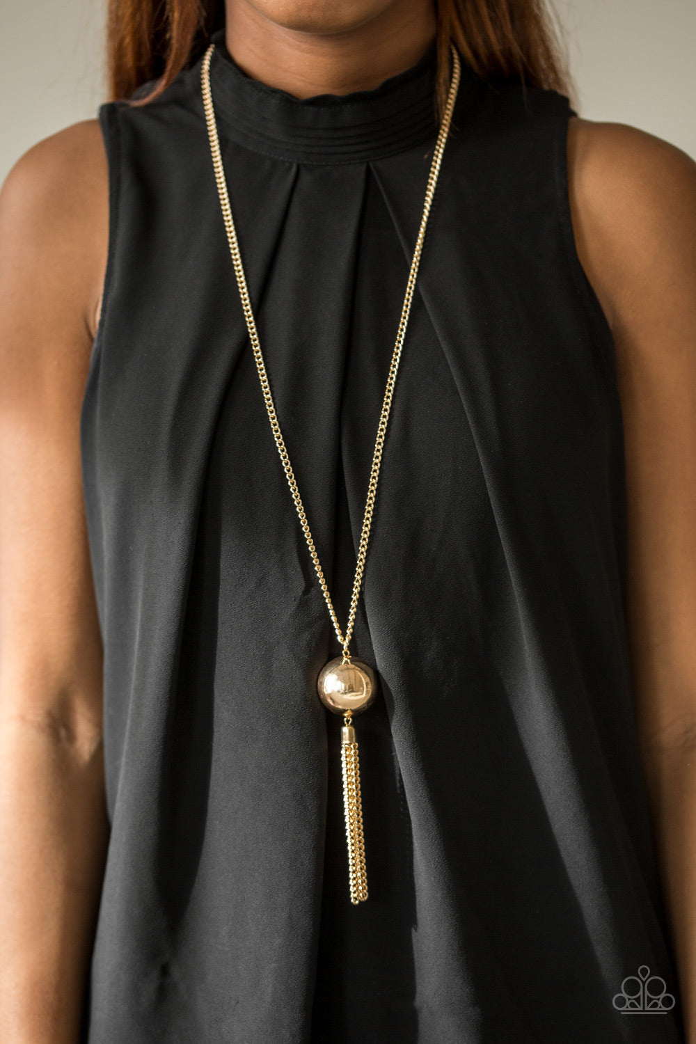 Paparazzi ♥ Big Baller - Gold ♥  Necklace
