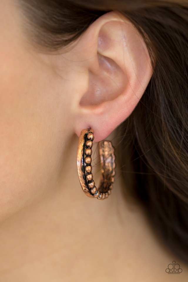 Paparazzi ♥ Rural Rio - Copper ♥ Earrings
