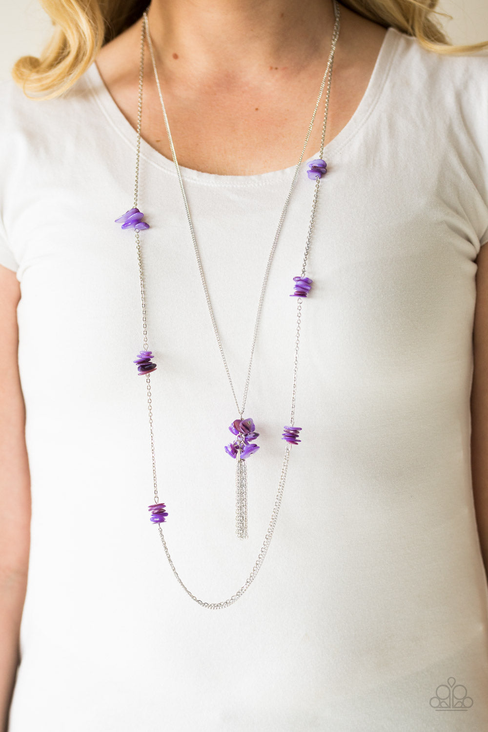 Paparazzi ♥ Cliff Cache - Purple ♥  Necklace