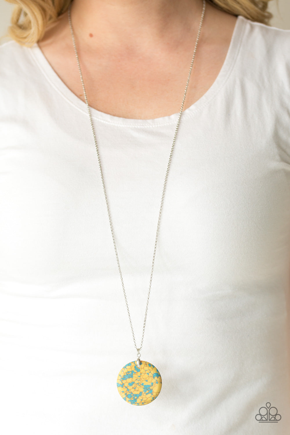 Paparazzi ♥ Back To Earth - Yellow ♥  Necklace