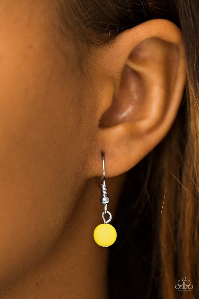 Paparazzi ♥ Boulevard Beauty - Yellow ♥ Necklace