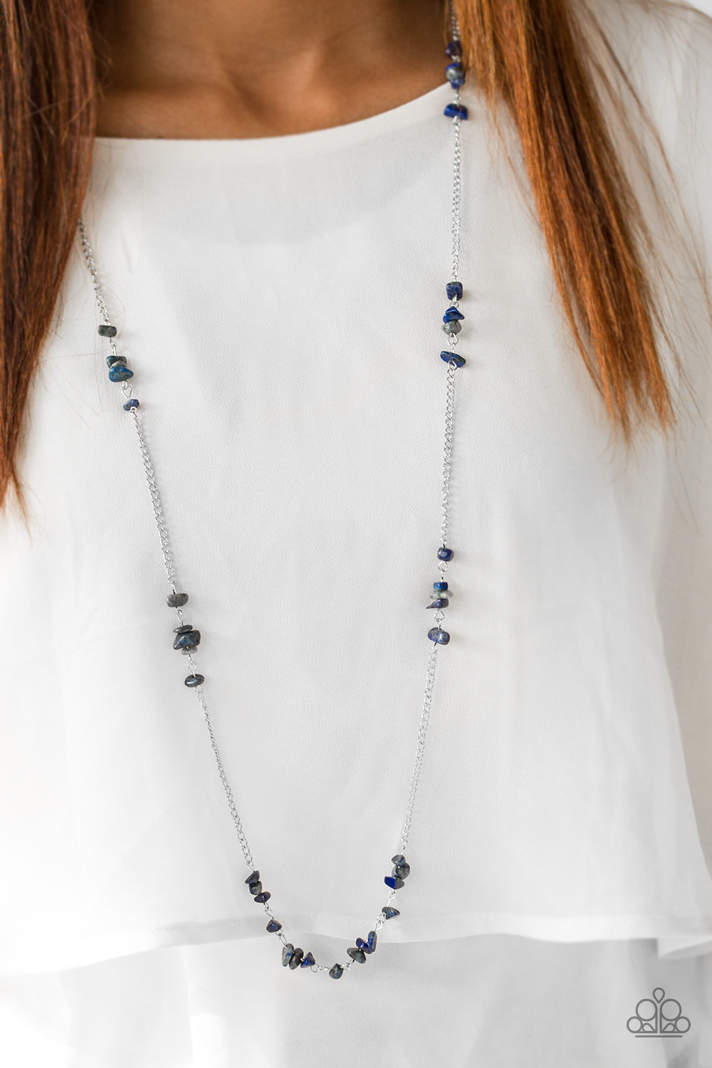 Paparazzi ♥ Canyon Catwalk - Blue ♥  Necklace